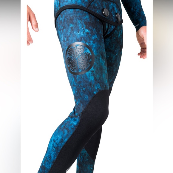 New! Cress TOLUGAWA Blue and Black Wetsuit Pants 2 MM, Pants only. - Picture 1 of 10